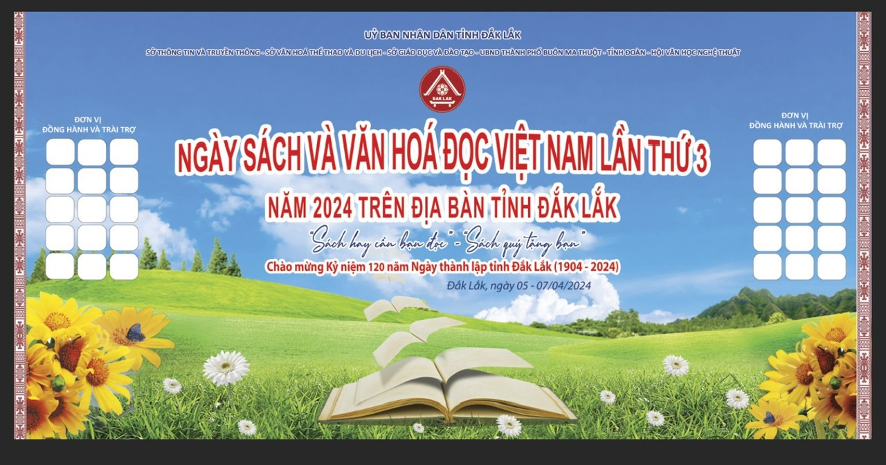Ngày Sách và Văn hóa đọc Việt Nam năm 2024 trên địa bàn tỉnh Đắk Lắk